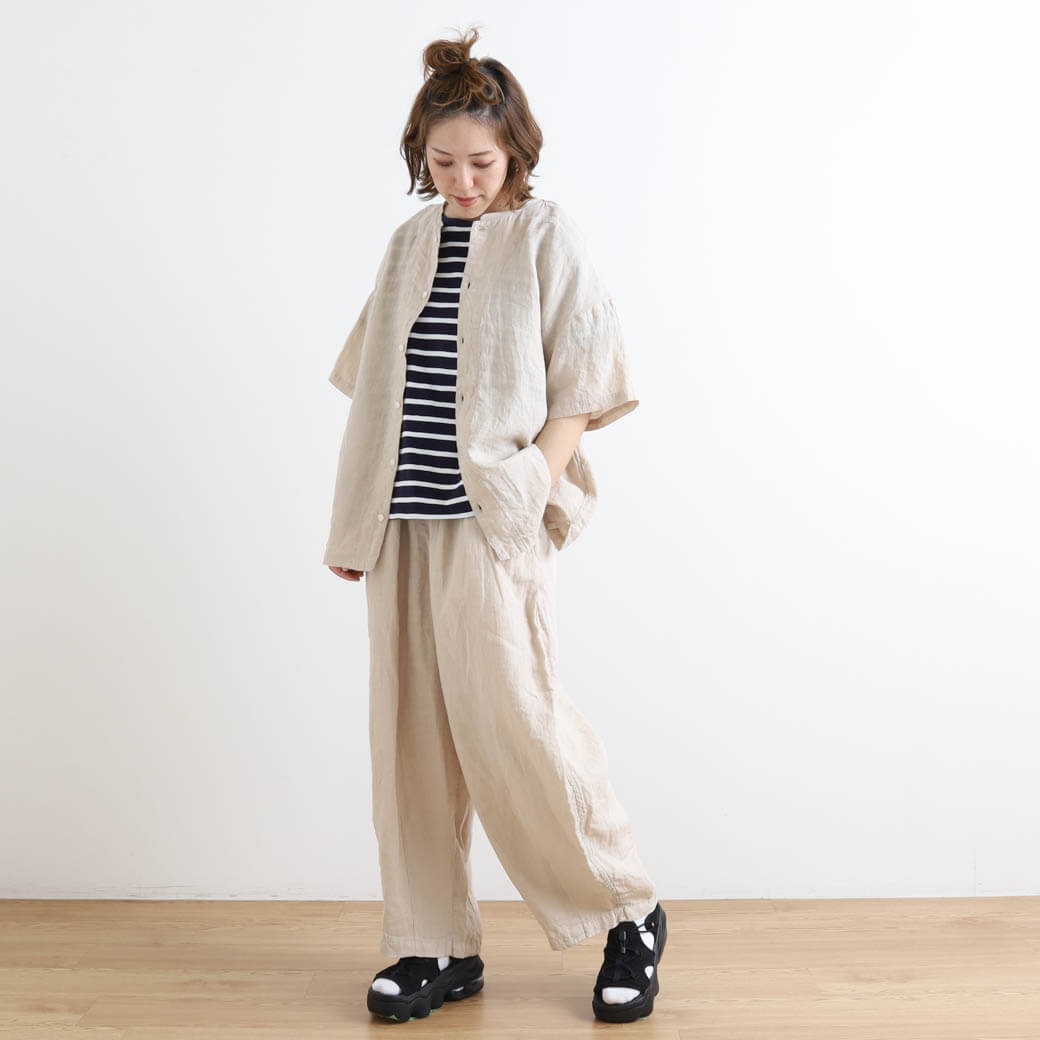 NATURAL LAUNDRY ナチュラルランドリー BDボーダードルマンT