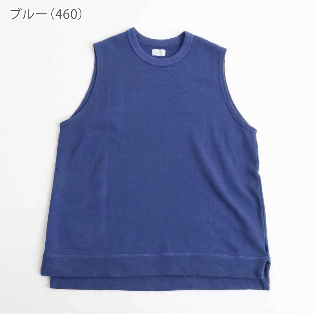 NATURAL LAUNDRY ナチュラルランドリー コットンリネン裏毛 スリット