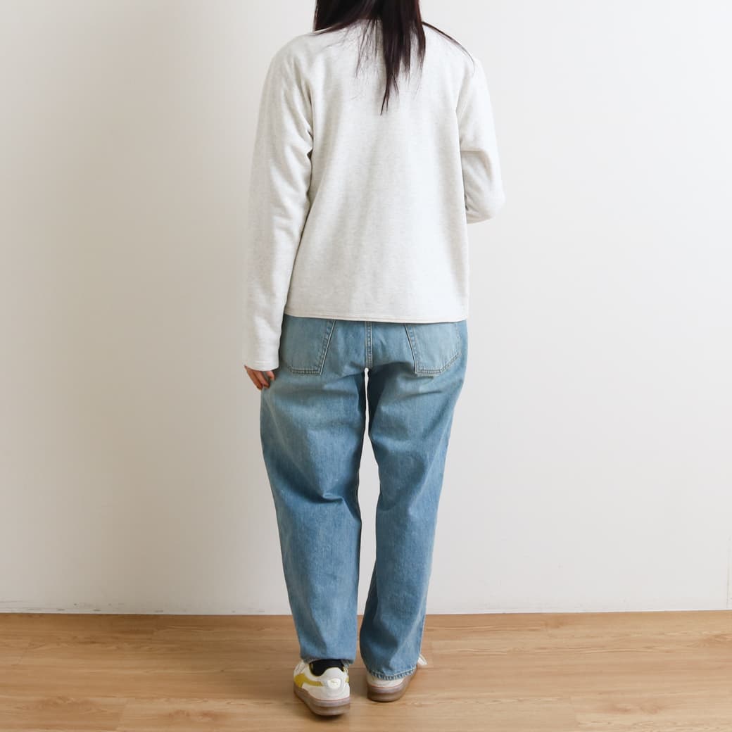 NATURAL LAUNDRYメランジラム　カーディガン　ZIPブルゾン 楽天市場】ナチュラルランドリー コットン セントラル裏毛 Vネック ZIP