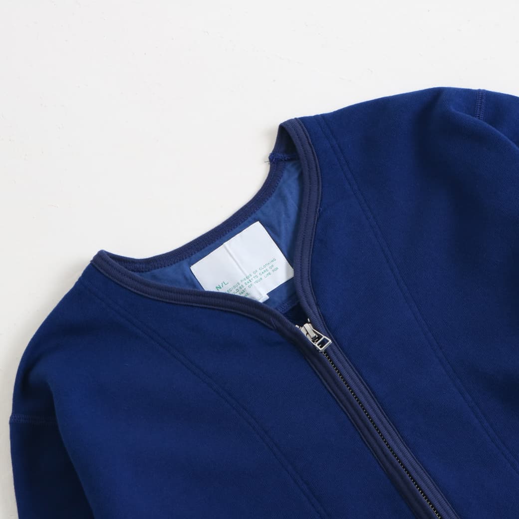 NATURAL LAUNDRY ナチュラルランドリー セントラル裏毛ジップ
