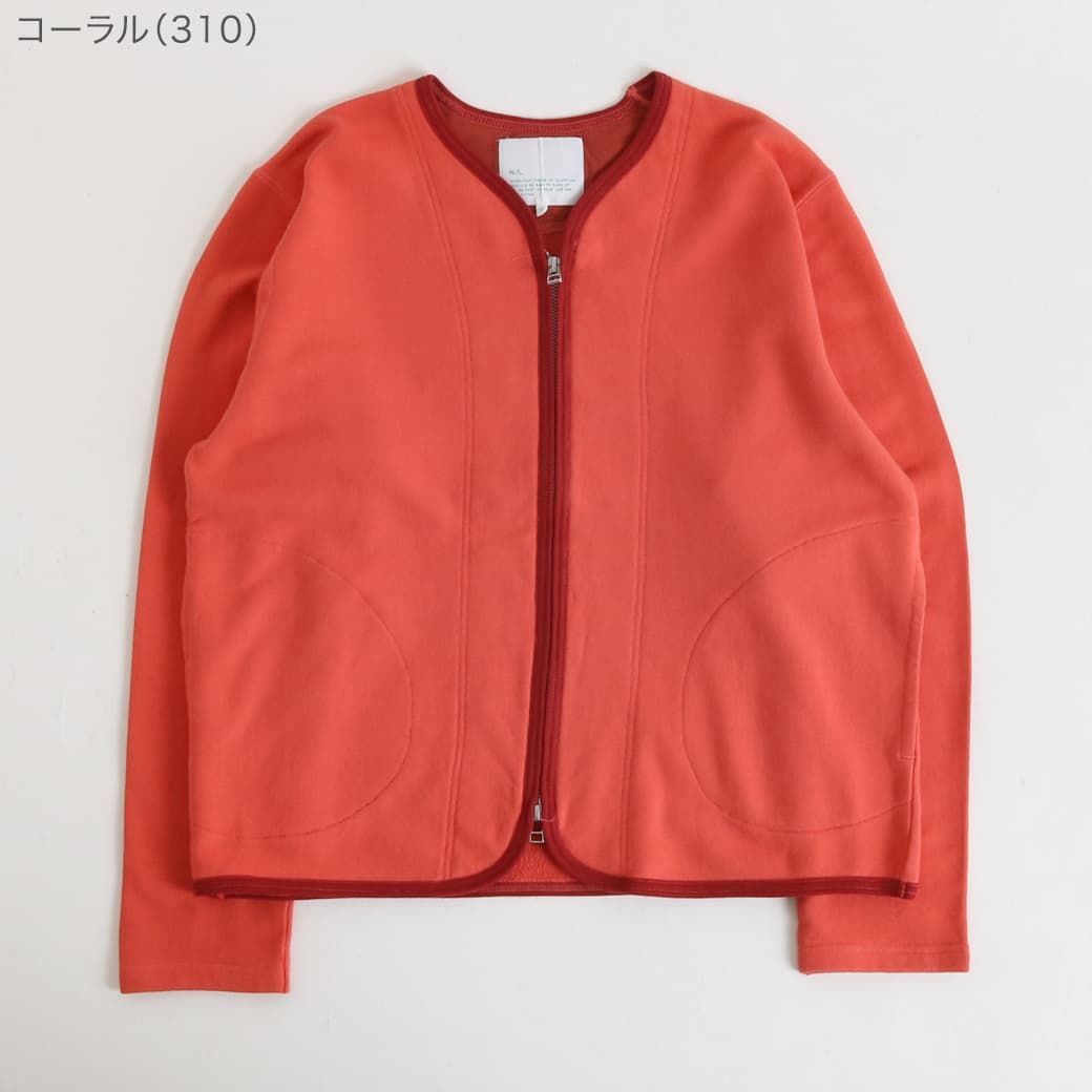 NATURAL LAUNDRY ナチュラルランドリー セントラル裏毛ジップ