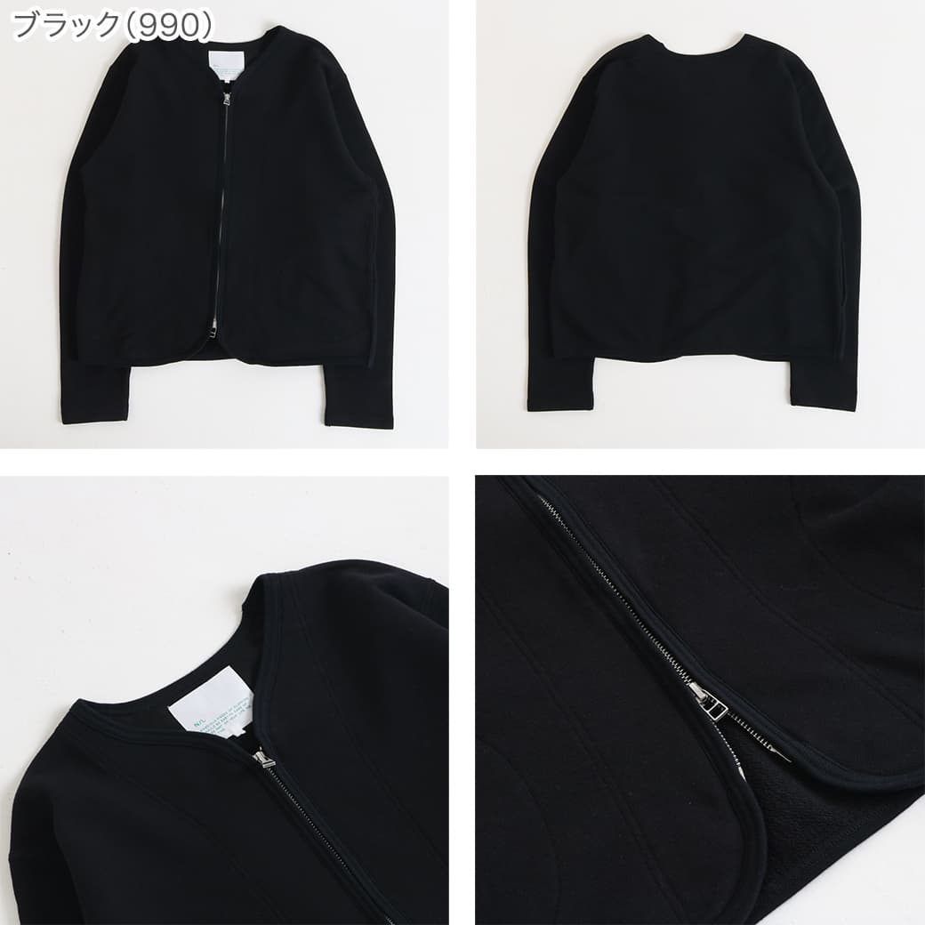 NATURAL LAUNDRY ナチュラルランドリー セントラル裏毛ジップ