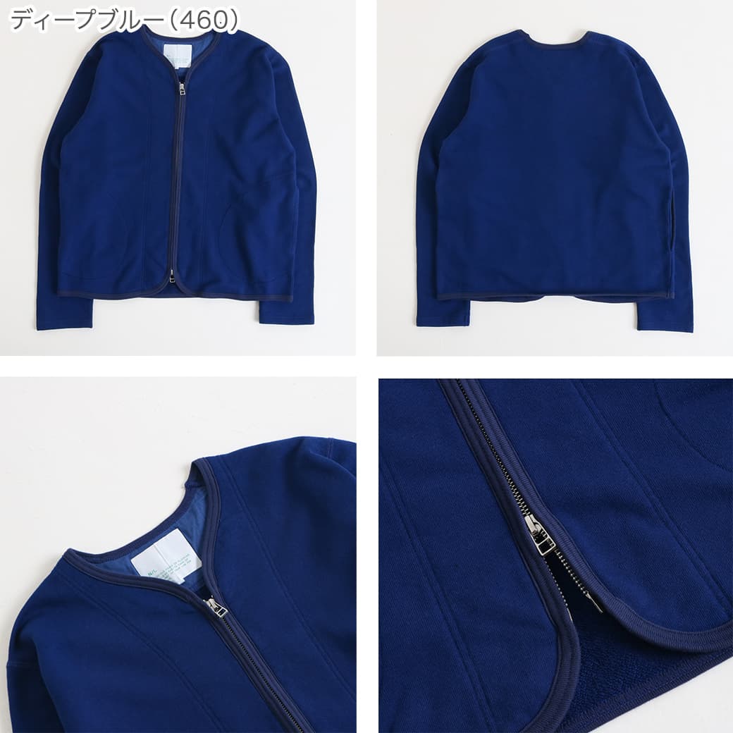 NATURAL LAUNDRY ナチュラルランドリー セントラル裏毛ジップ