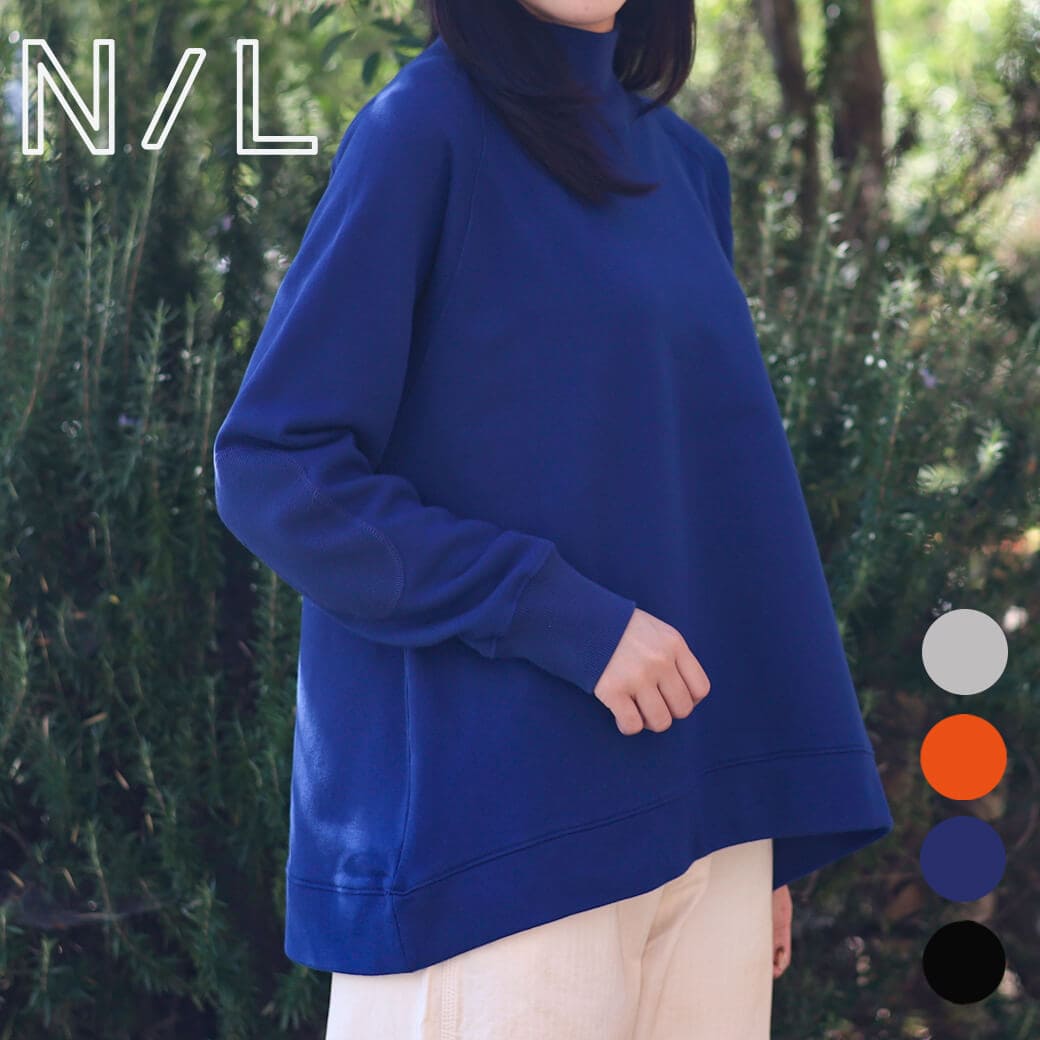 NATURAL LAUNDRY ナチュラルランドリー セントラル裏毛ハイカラープル