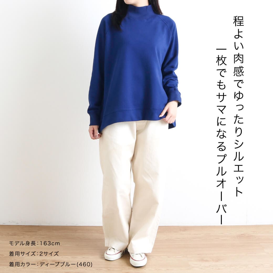 NATURAL LAUNDRY ナチュラルランドリー セントラル裏毛ハイカラープル