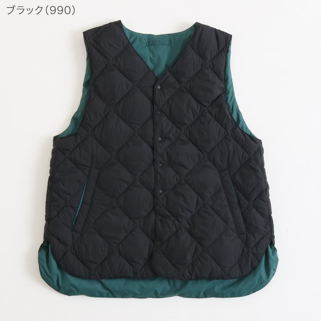 ナチュラルランドリー　インナーダウンベスト natural laundry ラウンドヘムダウンベスト | グッズマーケットの