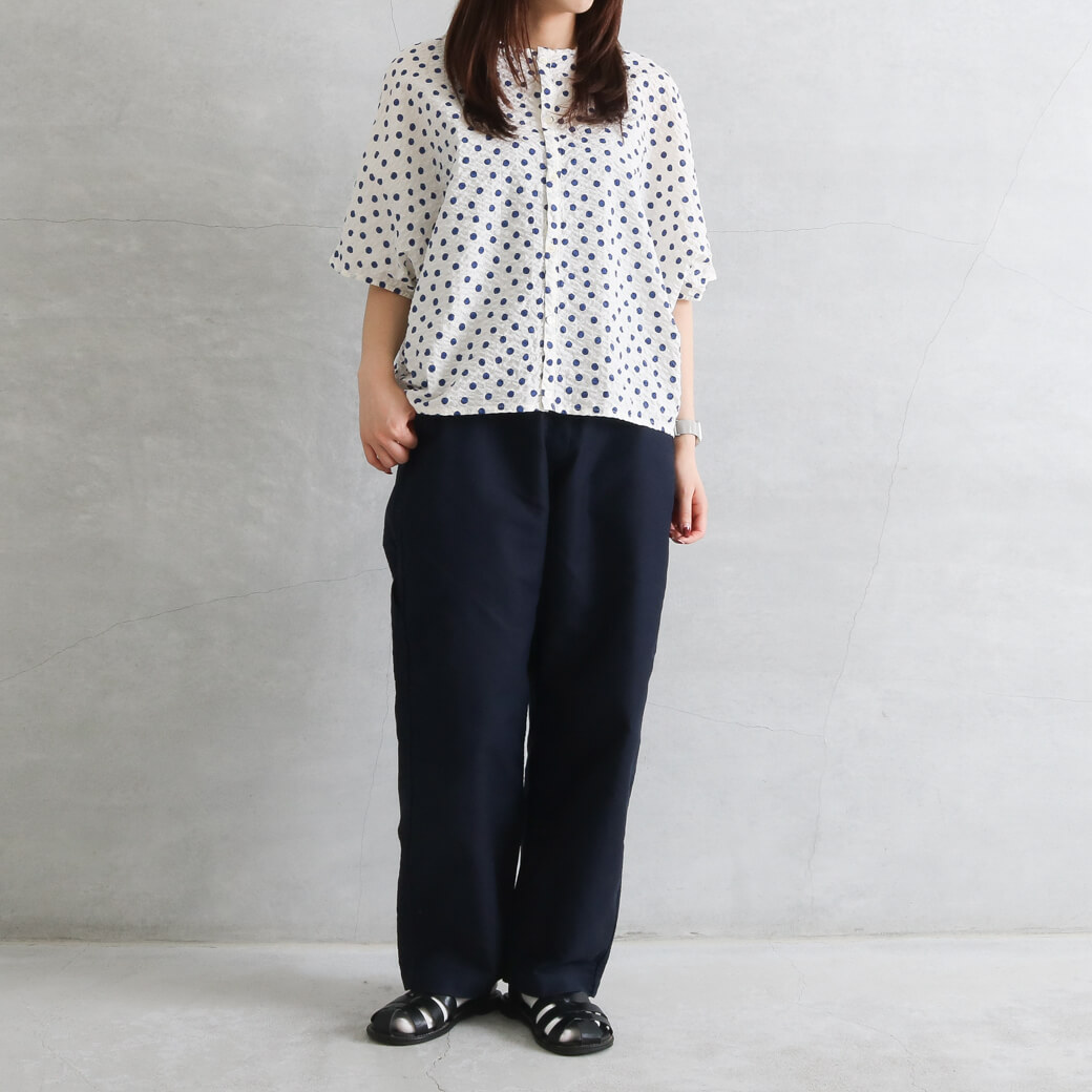 NATURAL LAUNDRY ナチュラルランドリー リップルドット 2WAY ドルマン