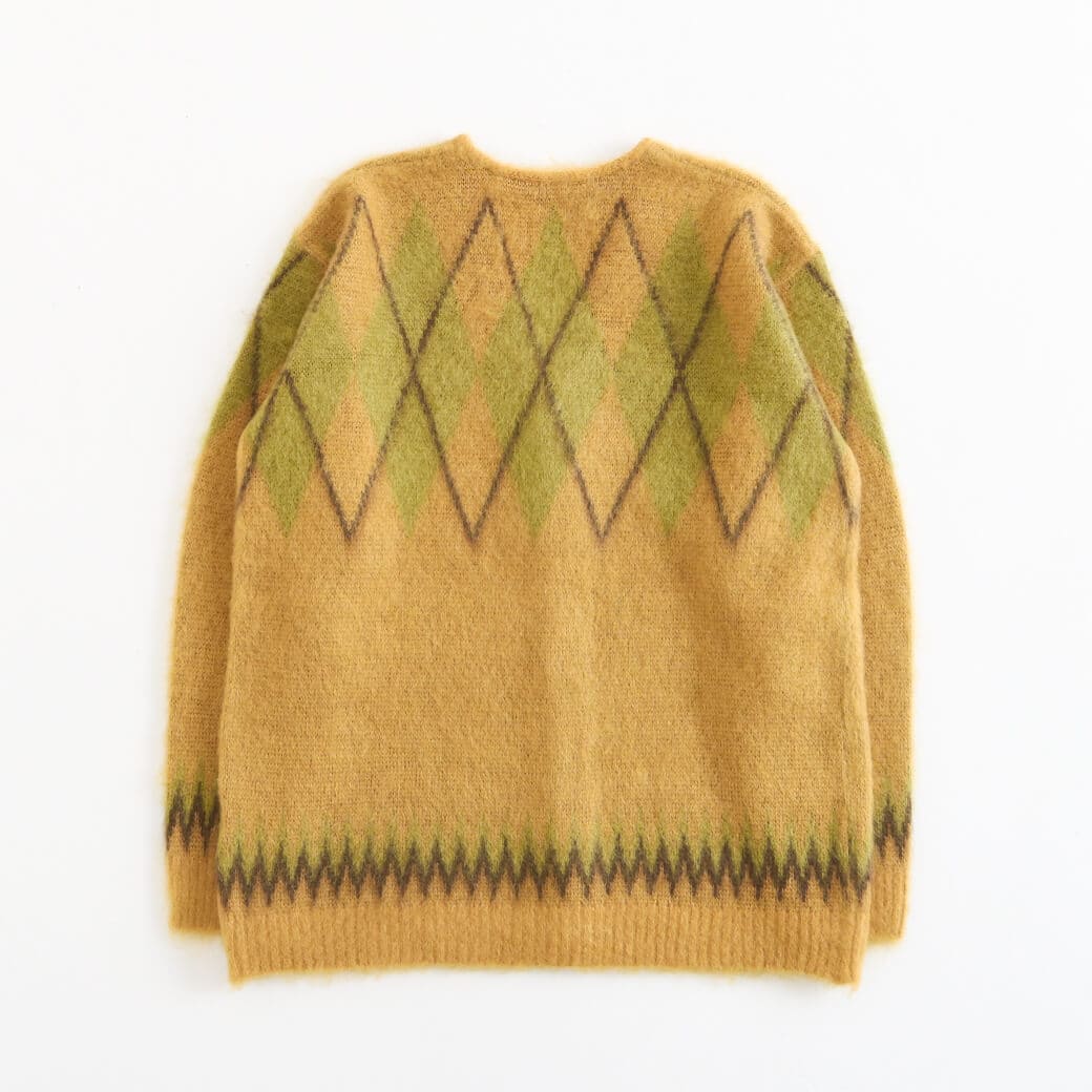 Needles ニードルズ モヘア カーディガン アーガイル｜BORN FREE