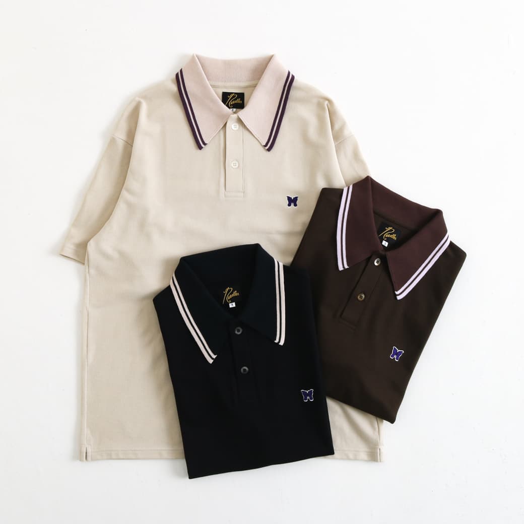 NEEDLES ニードルズ レギュラー カラー ポロ コットン ピケ