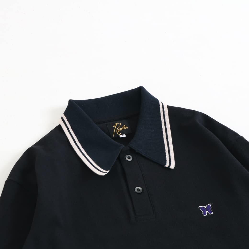 NEEDLES ニードルズ レギュラー カラー ポロ コットン ピケ｜BORN FREE