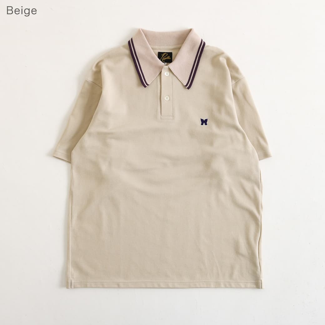 NEEDLES ニードルズ レギュラー カラー ポロ コットン ピケ｜BORN FREE