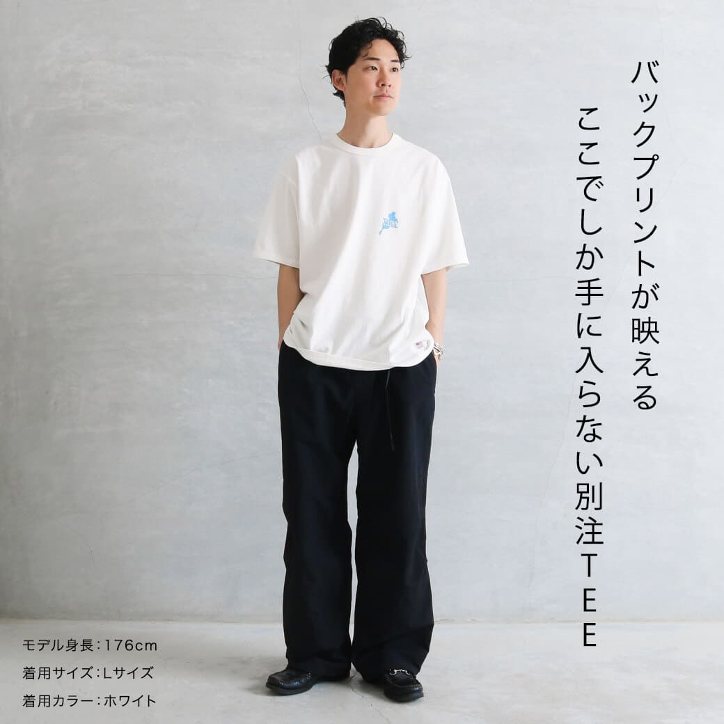FUN for modem design おじさん×琵琶湖 別注半袖Tシャツ F-26SS252BF