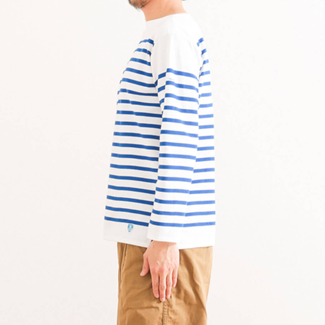 美品 ORCIVAL オーシバル ラッセル フレンチ セーラー シャツ 5 ORCIVAL オーシバル ラッセルフレンチセーラーシャツ｜BORN FREE
