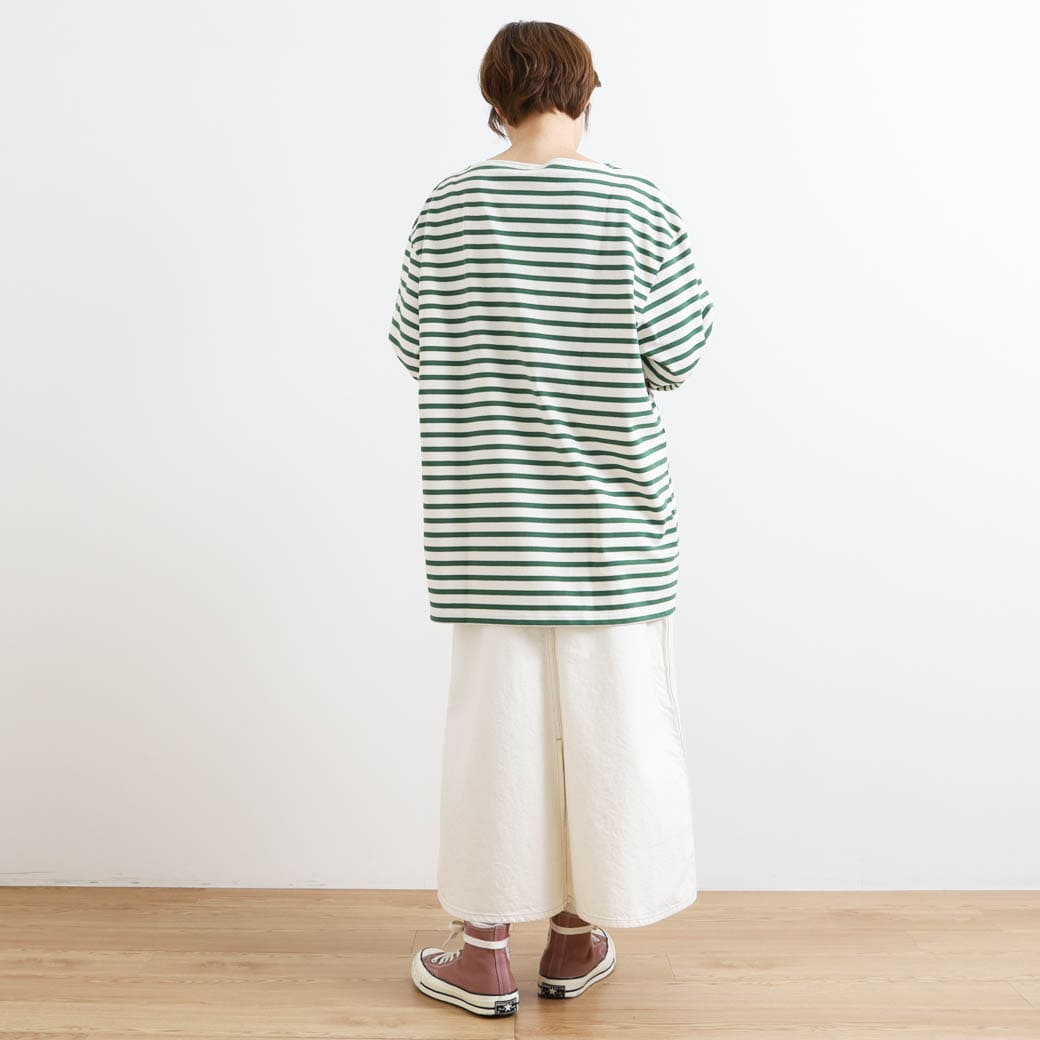 Orcival ビッグサイズ　Navy×Green フランス製　サイズ7 ORCIVAL オーシバル ビッグ コットンロード フレンチバスク