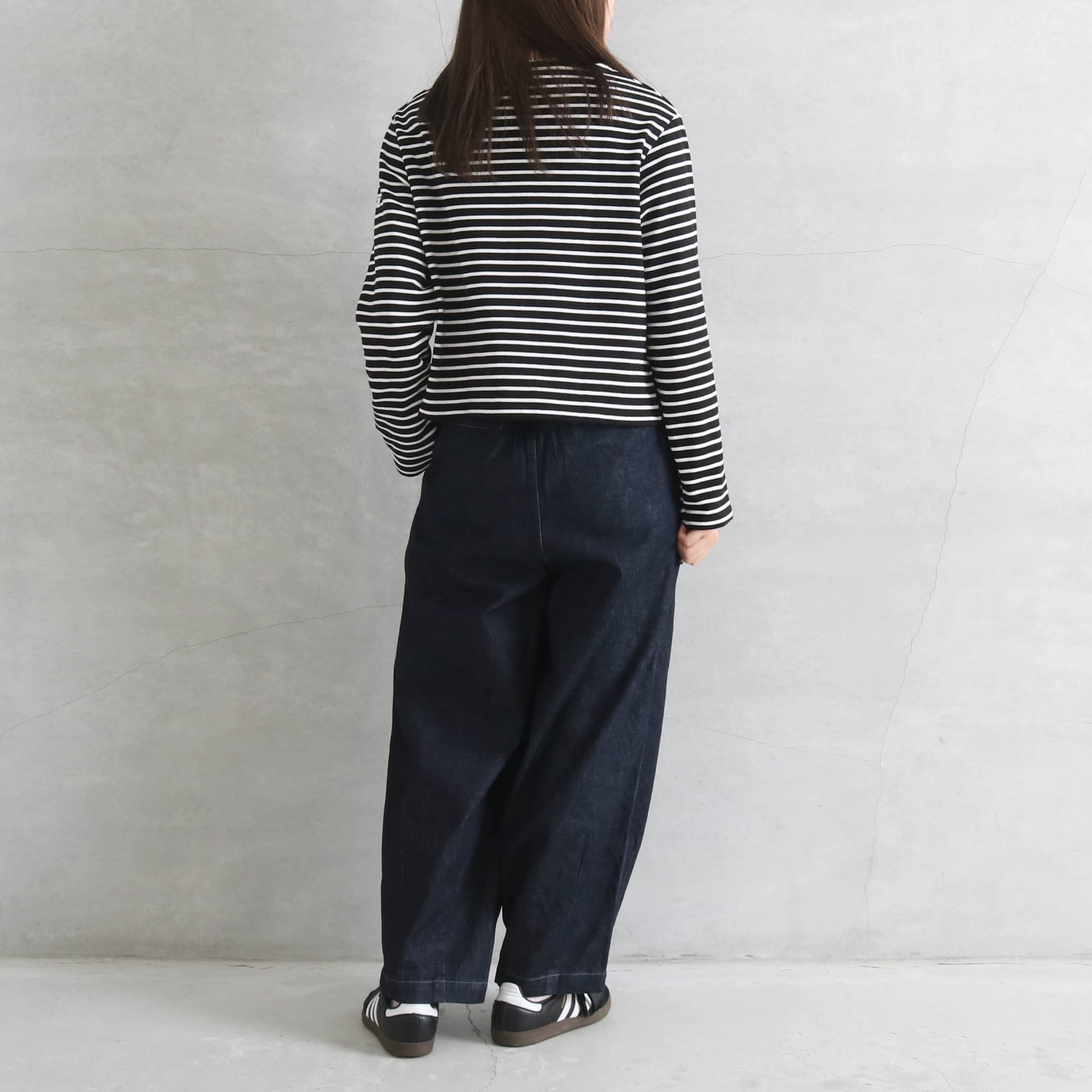 ORCIVAL オーシバル CLN BOAT NECK L/S CROPPED P.O.｜BORN FREE