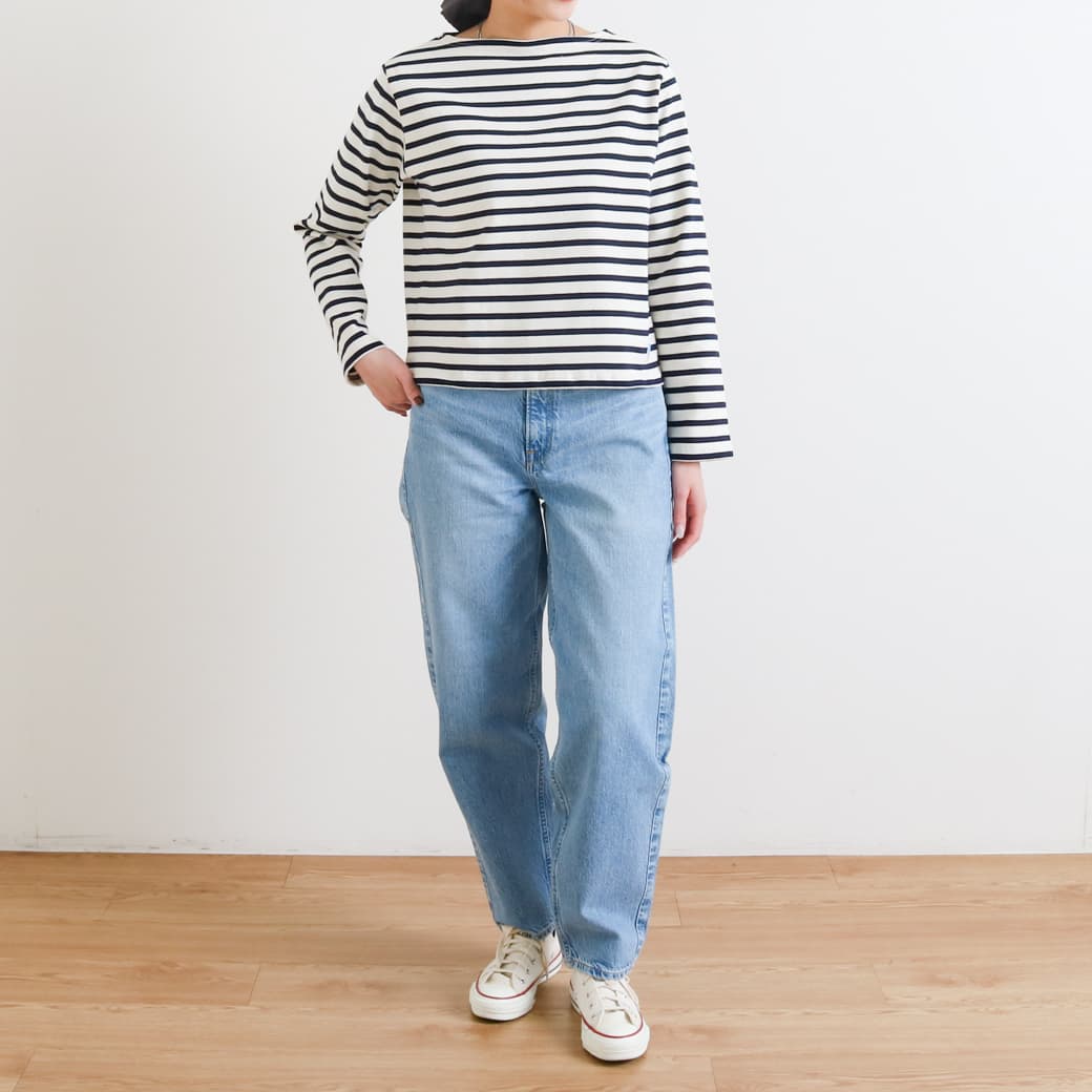 ORCIVAL オーシバル ショートレングスボートネックロングスリーブプル