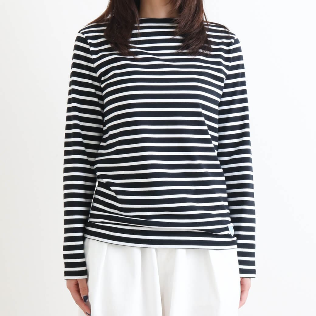 ORCIVAL オーシバル ボートネック ロングスリーブTシャツ｜BORN FREE
