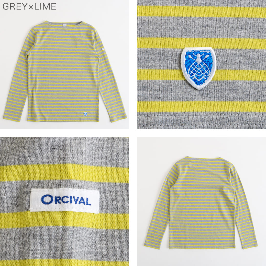 ORCIVAL オーシバル ボートネック ロングスリーブTシャツ｜BORN FREE