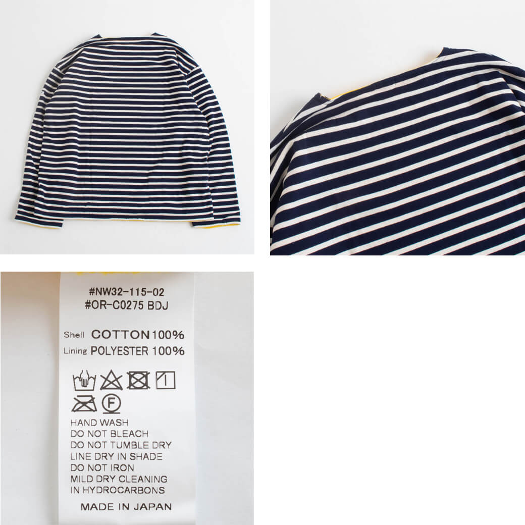 【新品未使用】ORCIVAL オーシバル サイズ4 ネイビー オーシバル ORCIVAL クルーネック ロングスリーブプルオーバー
