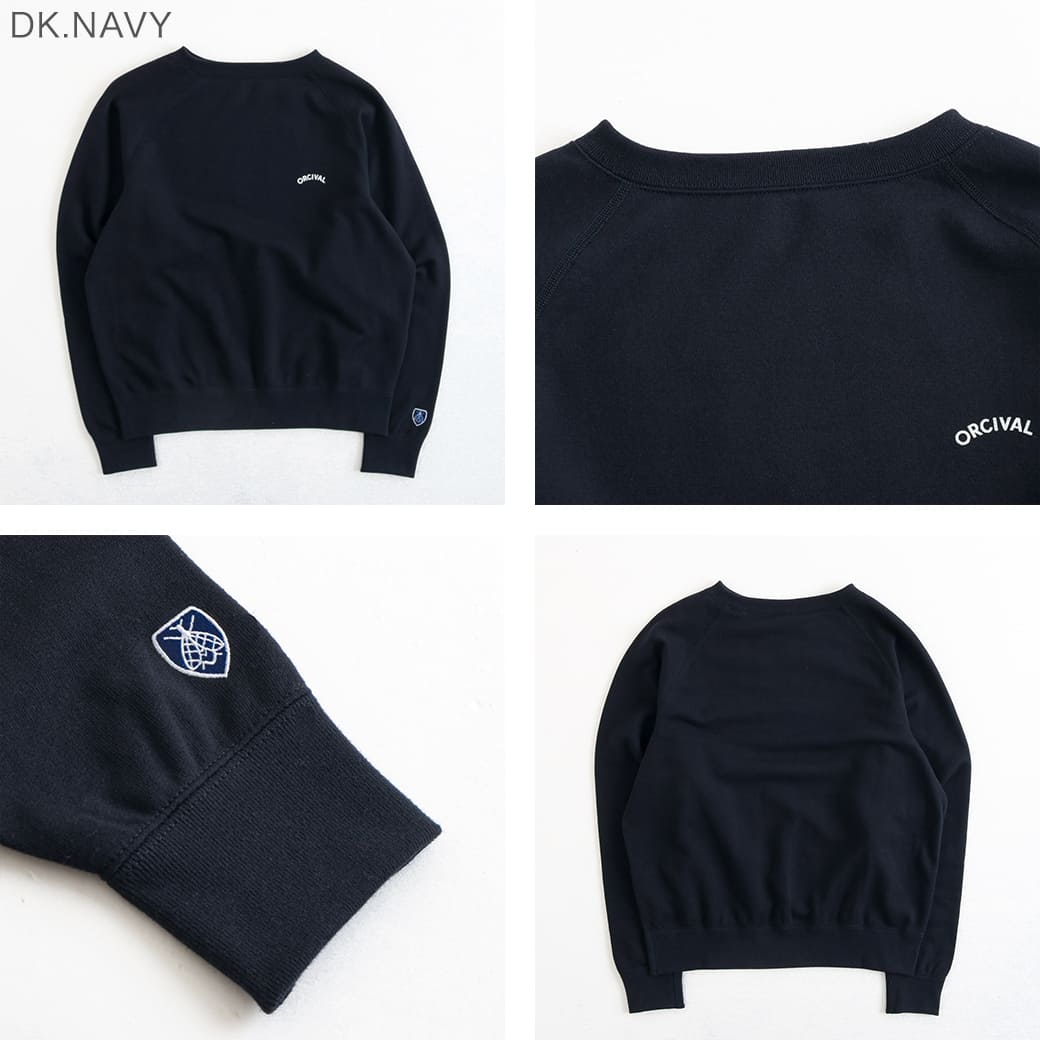 ORCIVAL オーシバル ライトフレンチテリー ボートネック スウェット