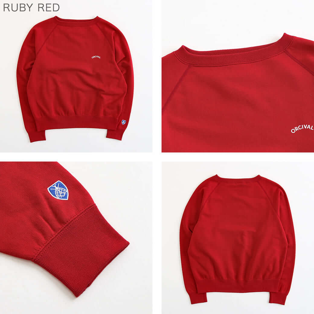 ORCIVAL オーシバル ライトフレンチテリー ボートネック スウェット