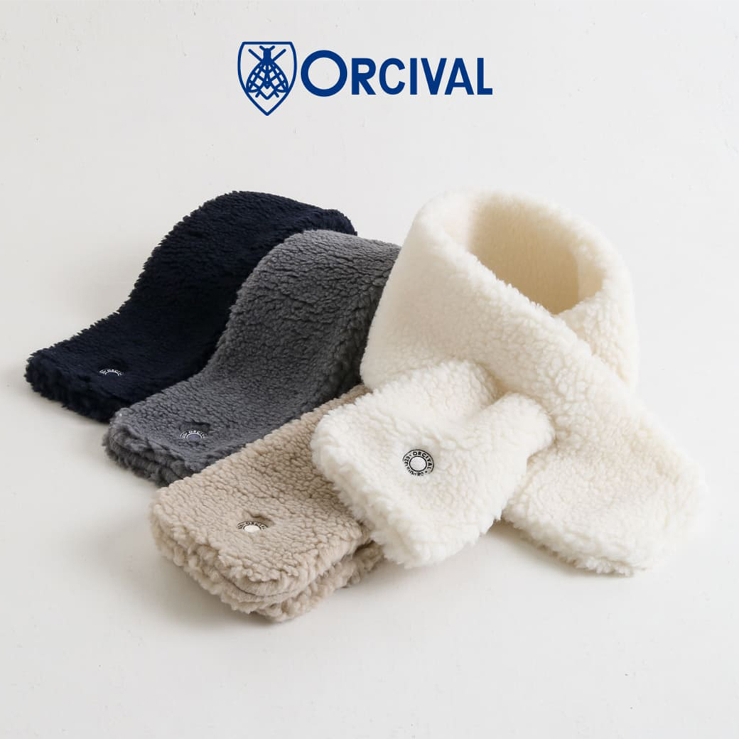 ORCIVALボアマフラー美品 オーシバル ORCIVAL マフラー レディース