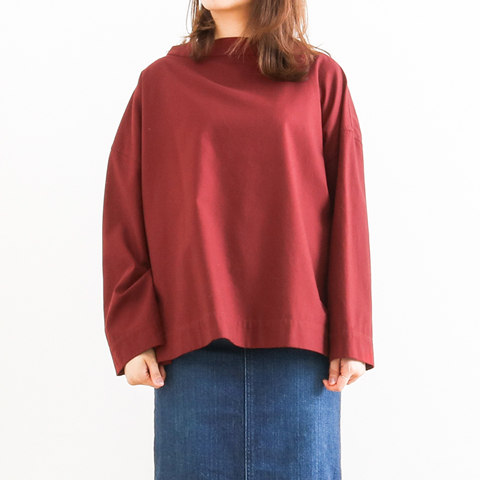 Orcival オーシバル Mock Neck Pullover Shirt モックネック プルオーバーシャツ 長袖 Rc 3729bsb レディース Born Free Online Shop