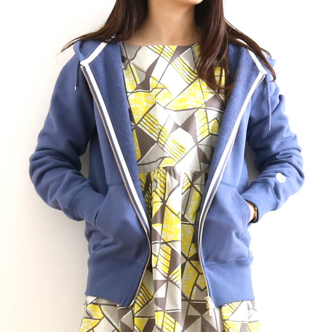 オーシバル ORCIVAL フレンチテリー ジップアップパーカー FRENCH TERRY ZIP UP PARKA RC-9007 長袖 無地 レディース