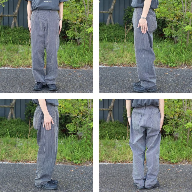 ORDINARY FITS オーディナリーフィッツ ランチパンツヒッコリー｜BORN