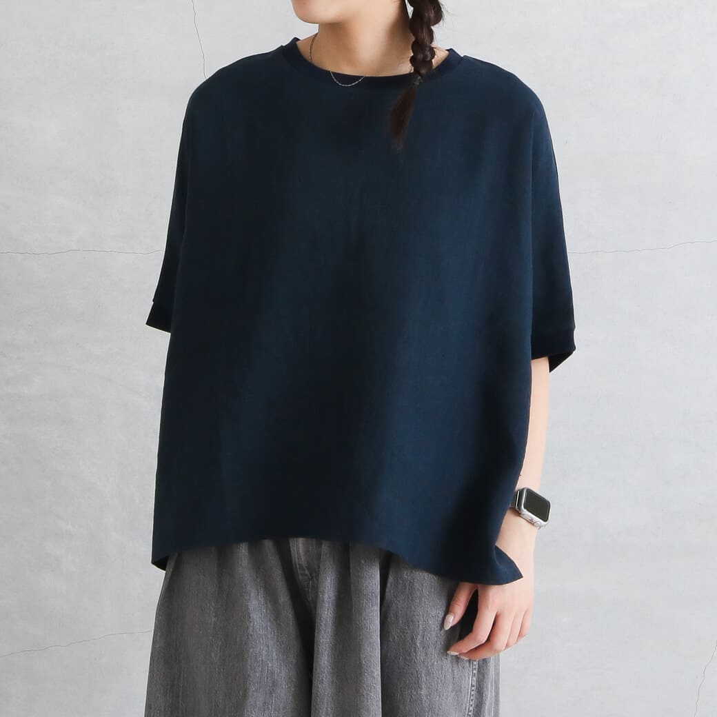 ORDINARY FITS オーディナリーフィッツ リネン ワイド プルオーバーTEE