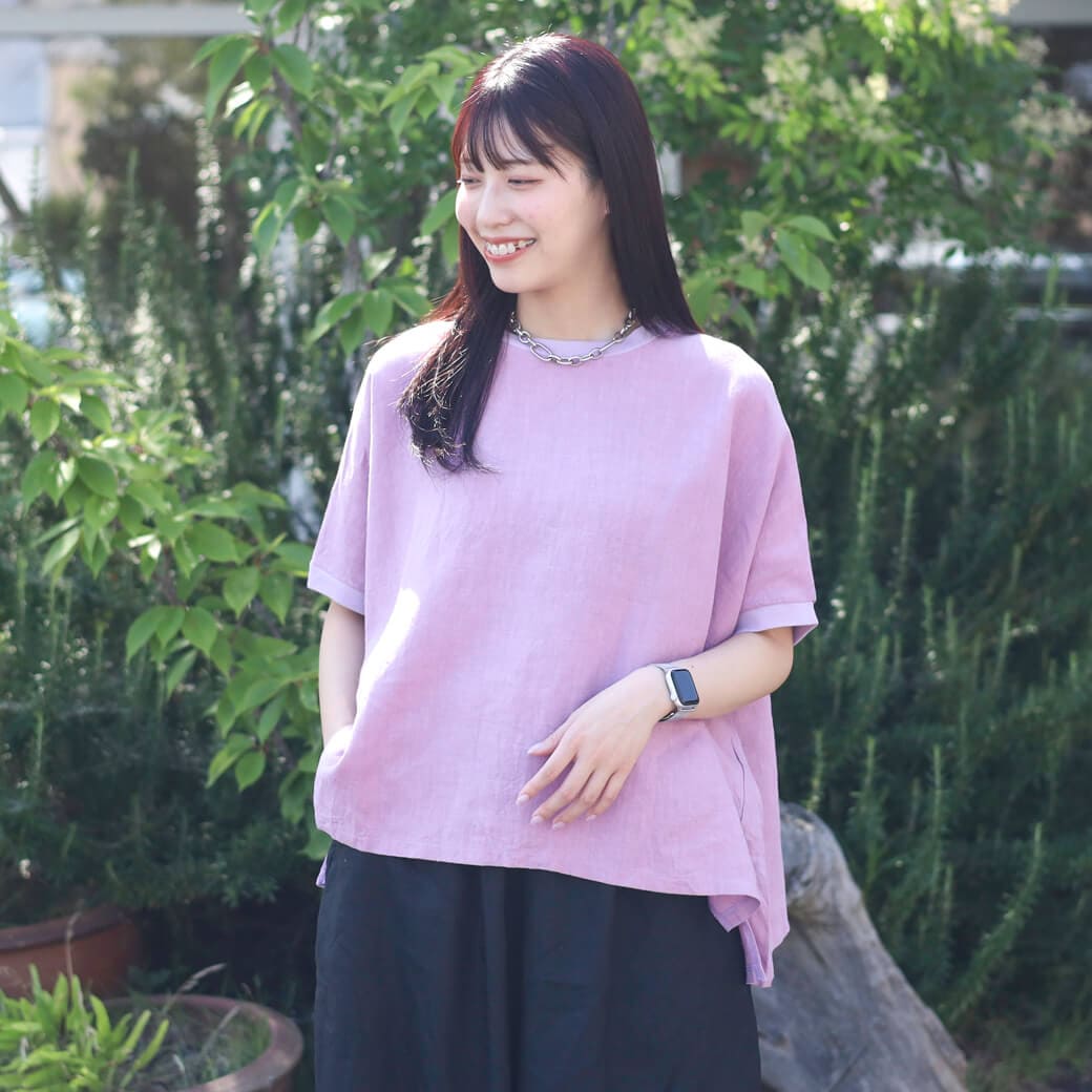 ORDINARY FITS オーディナリーフィッツ リネンワイドプルオーバーT