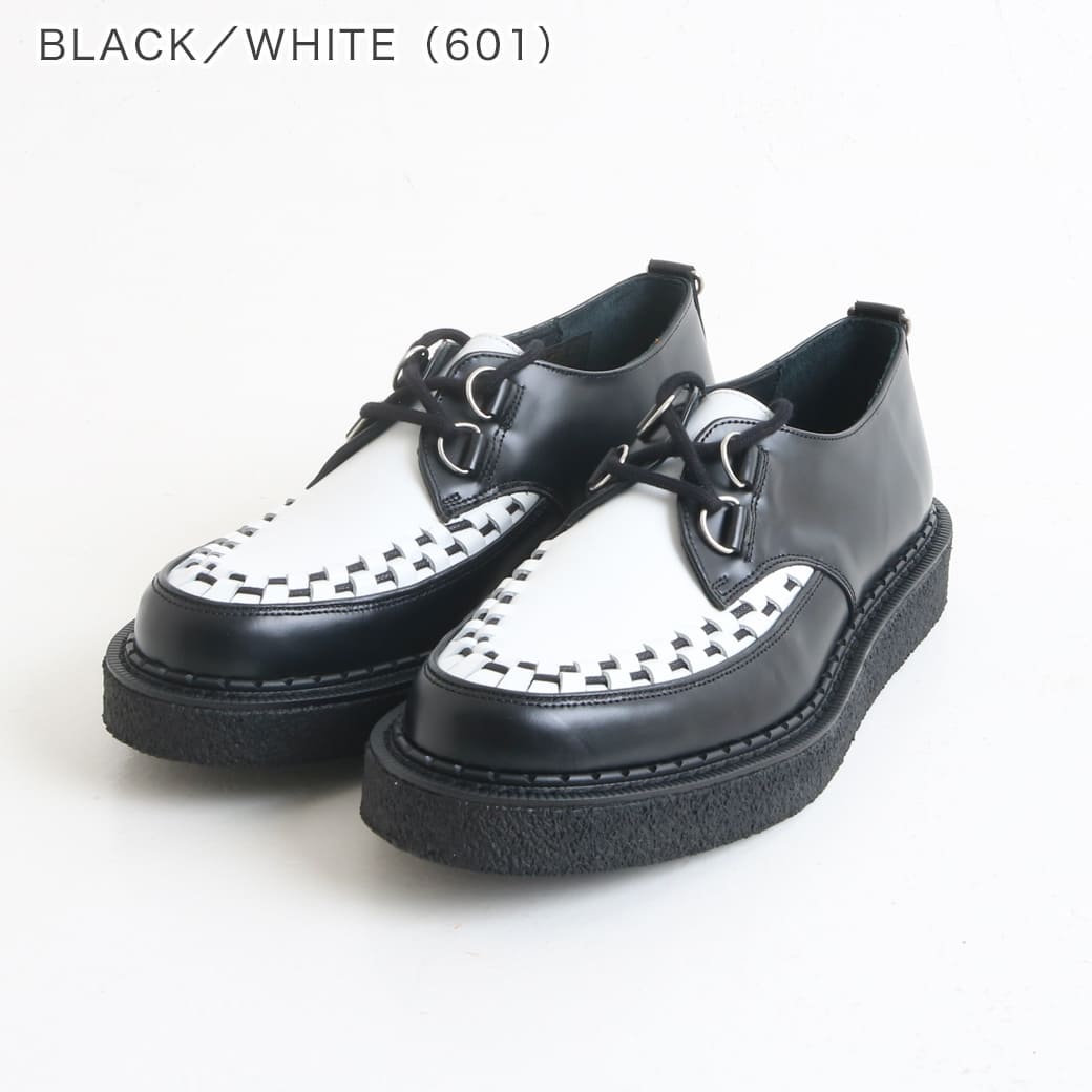 即決 激レアモデル【ジョージコックス/Georgecox】ラバーソール トンガリシューズ UK4 レアサイズ 23cm 英国製 No.0616-009 