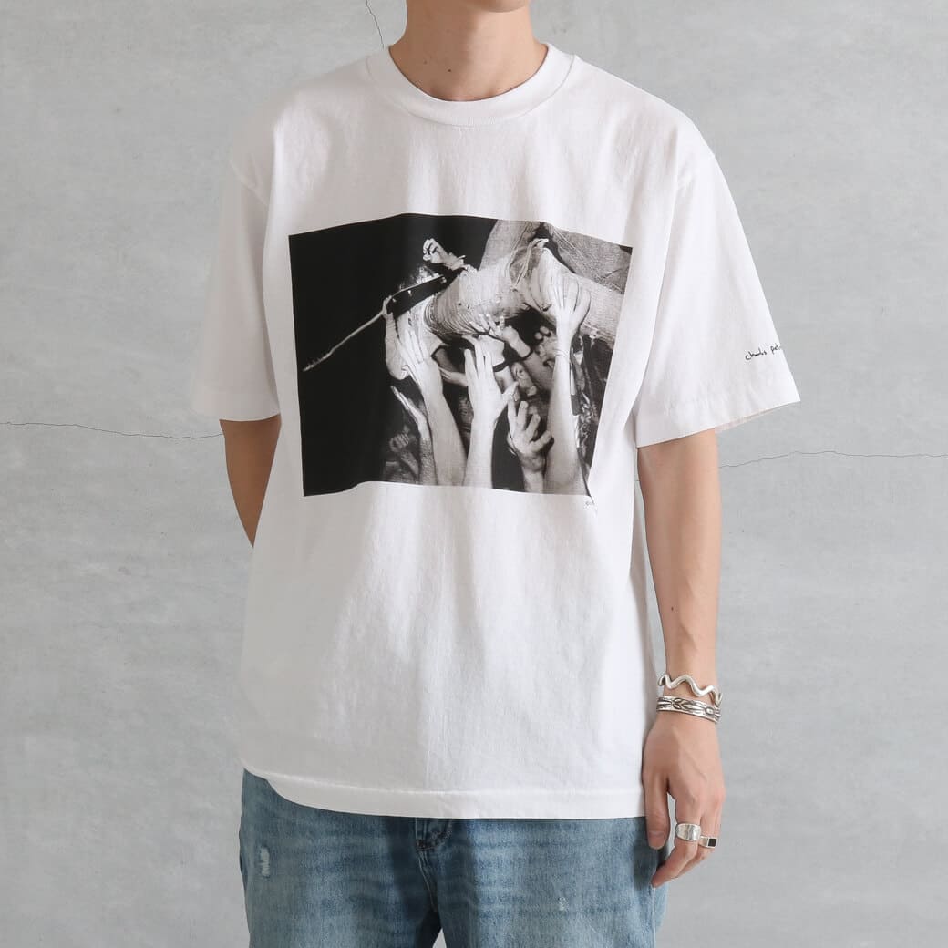 WALLA WALLA SPORT ワラワラスポーツ チャールズ ピーターソン ”クラウン サーフ”Tシャツ