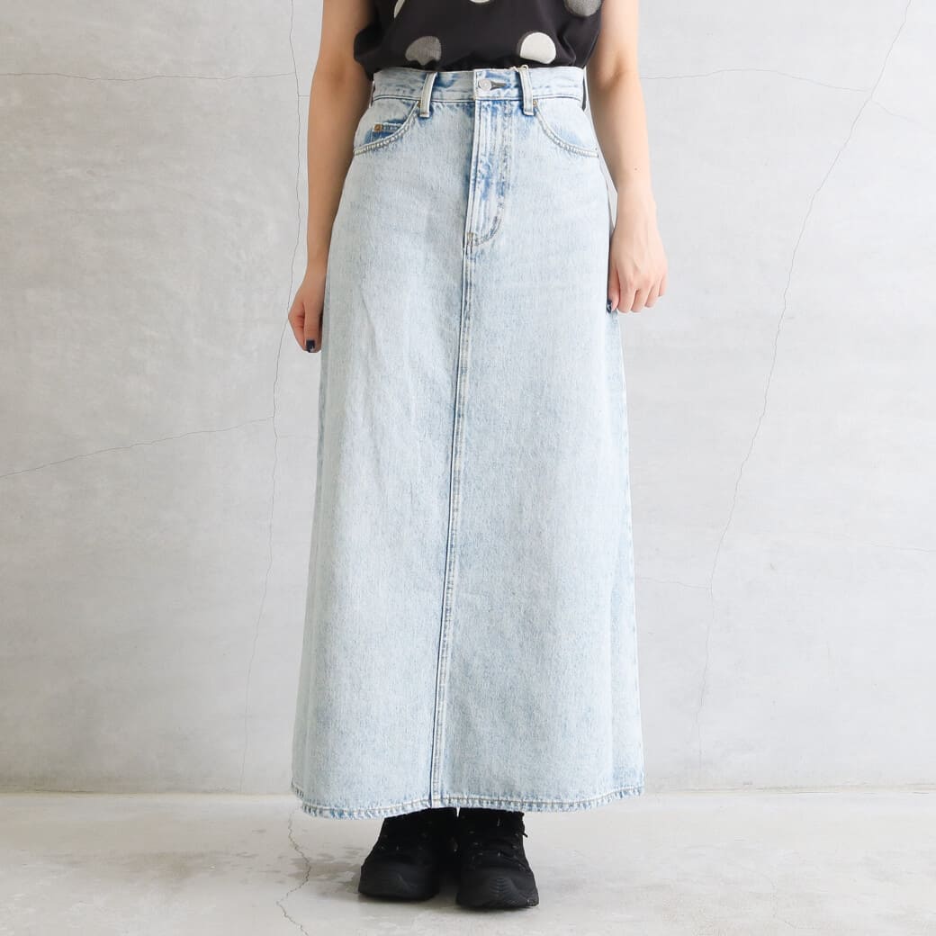 【今だけ20％OFF】 Ungrid アングリッド ポケット リメイク デニム ロングスカート