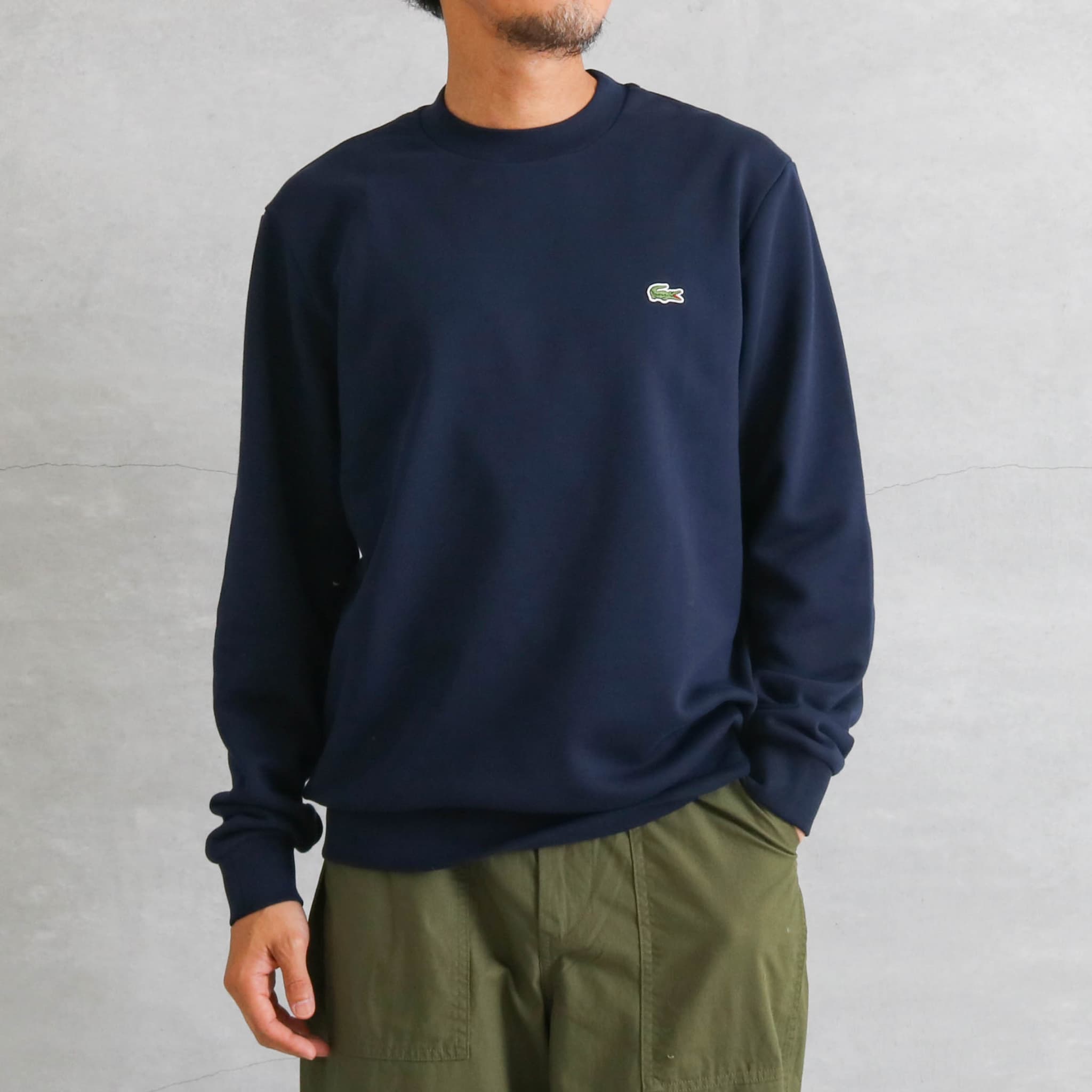 LACOSTE ラコステ エッセンシャルクルーネックスウェット