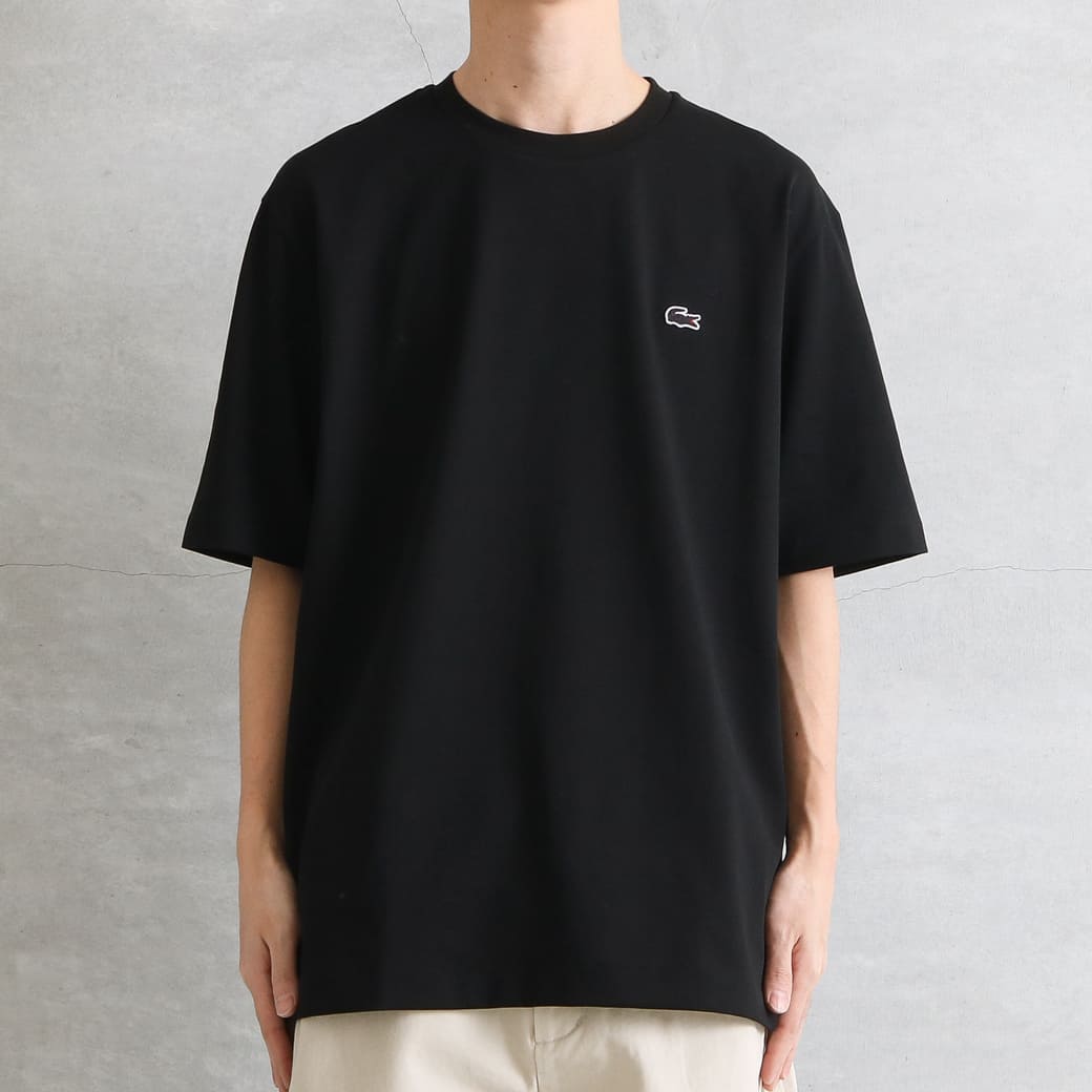 LACOSTE ラコステ ワンポイントロゴクルーネックTシャツ｜BORN FREE