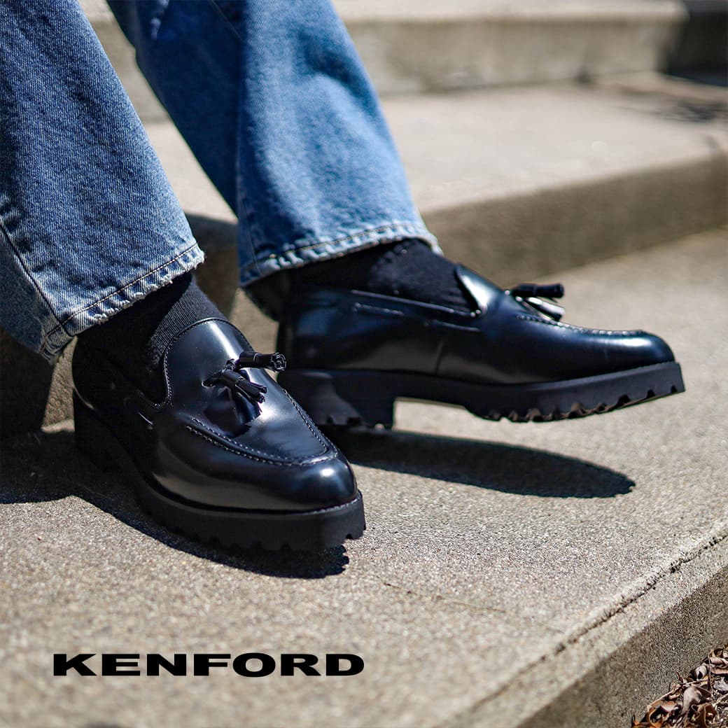 KENFORD ケンフォード タンク ソール タッセル ローファー｜BORN
