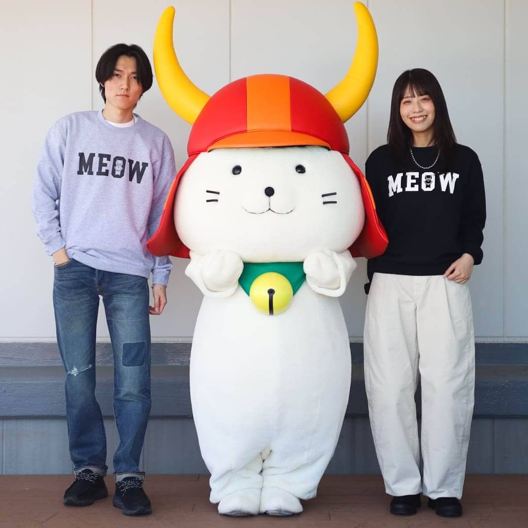 BORN FREE×ひこにゃん ひこにゃん にゃー トレーナー