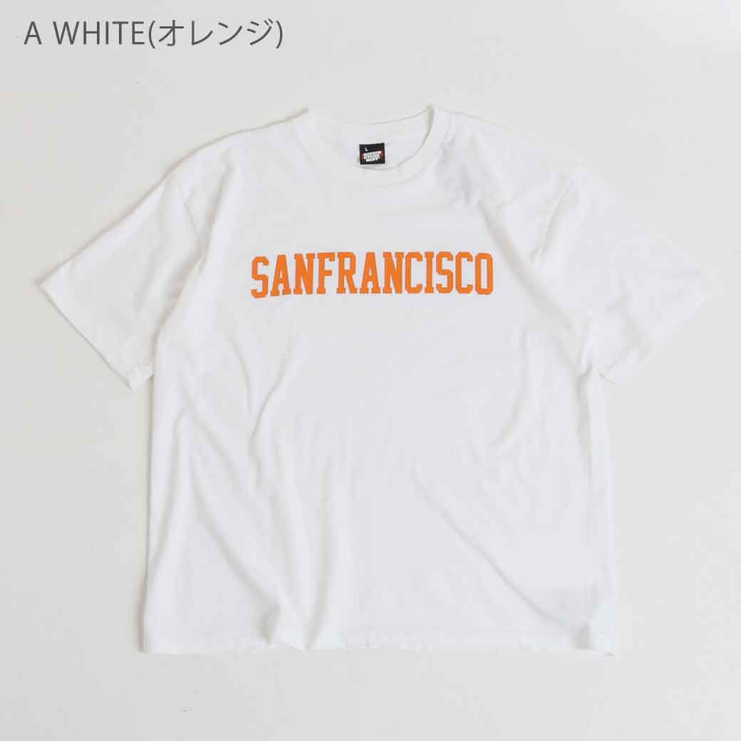 BUDDY 別注 SCREEN STARS Football Shirt SCREEN STARS BUDDY 別注 フットボールシャツ ホワイト 日焼け