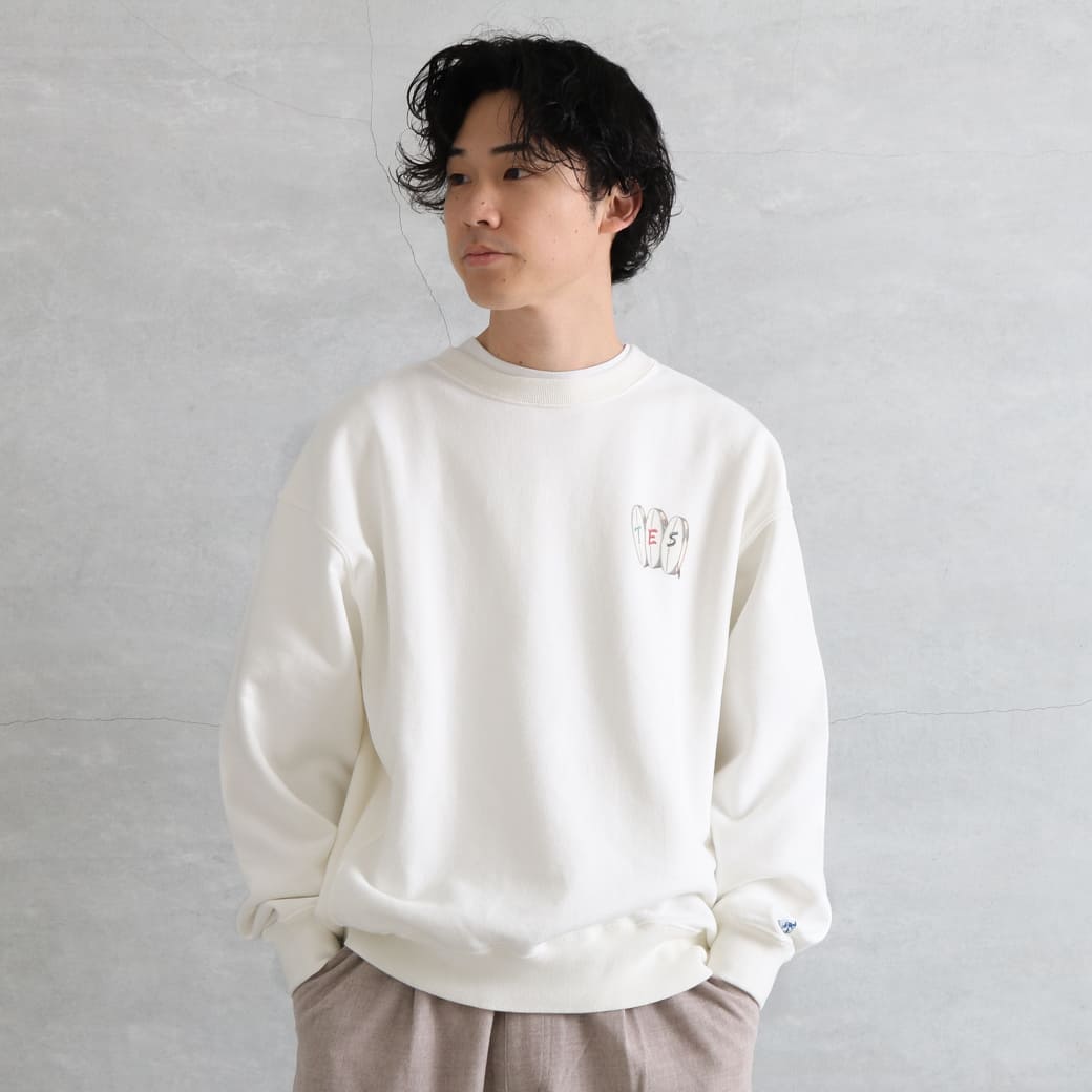 TENDERLOIN ホワイト スウェット S THE ENDLESS SUMMER ザ エンドレスサマー テス 役満 クルーネック