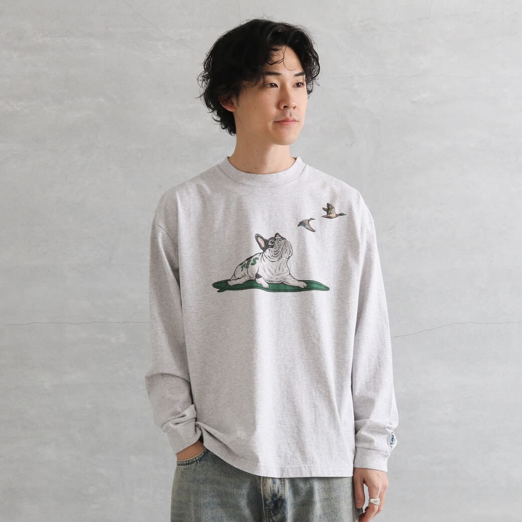 THE ENDLESS SUMMER ザ エンドレスサマー テス 4カラー ブヒ ダック ウォッチャー ロング スリーブ Tシャツ