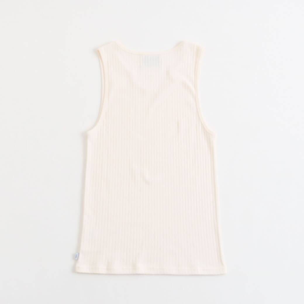 LGB アイボリー タンクトップ SUGARHILL シュガーヒル リブ タンクトップ｜BORN FREE ONLINE SHOP