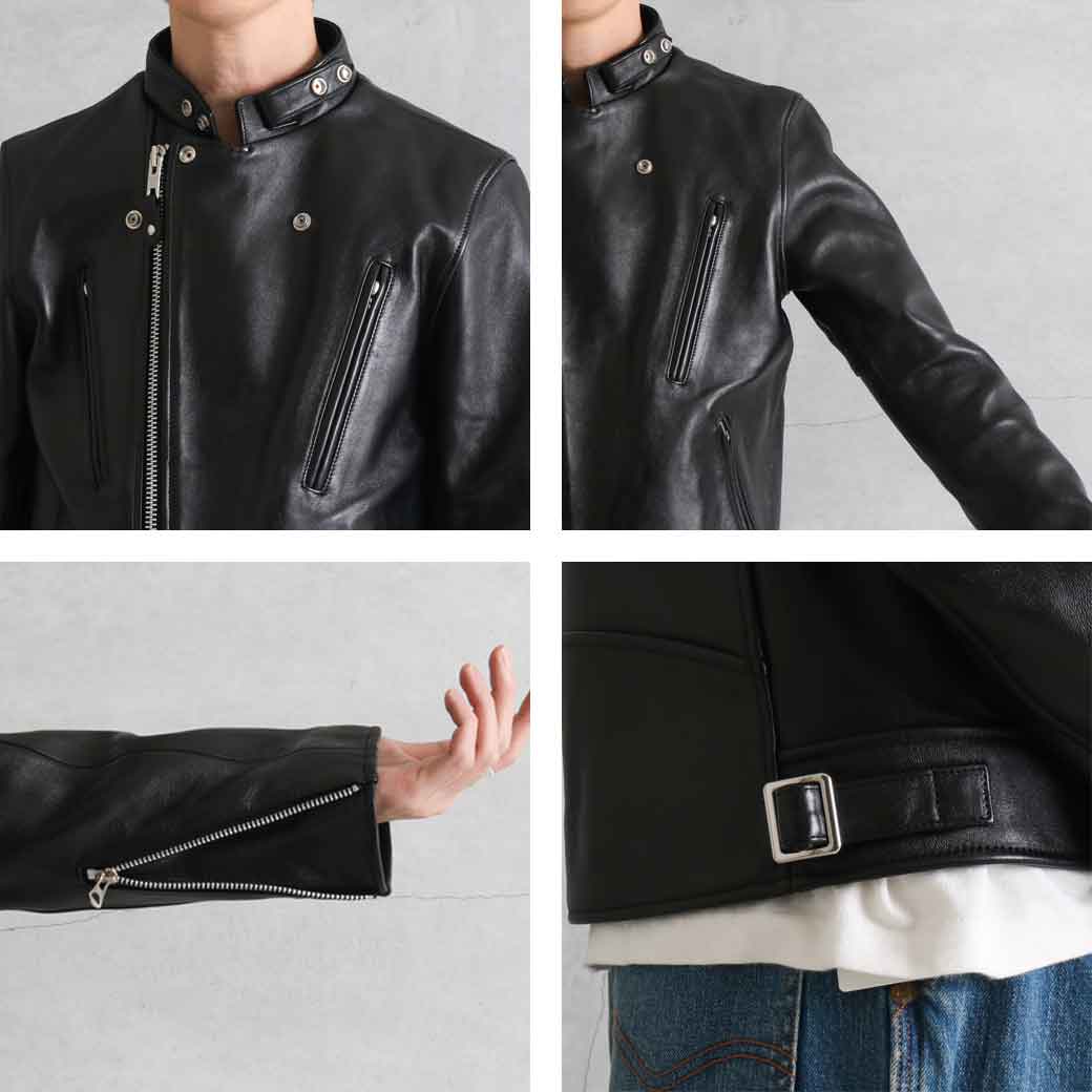 schott ダブル ブレスト ライダースジャケット XL Schott（ショット）ダブルブレスト ライダース｜大人のアメカジ｜HEATH
