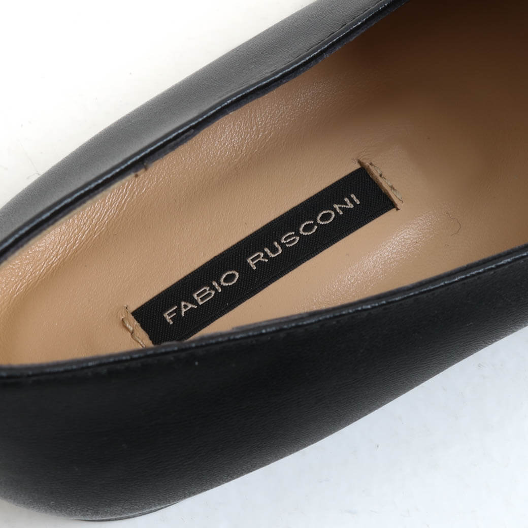 FABIORUSCONIファビオルスコーニ DALLAS ダラス 36 NERO ○ファビオルスコーニ FABIO RUSCONI ローファー （ブラック