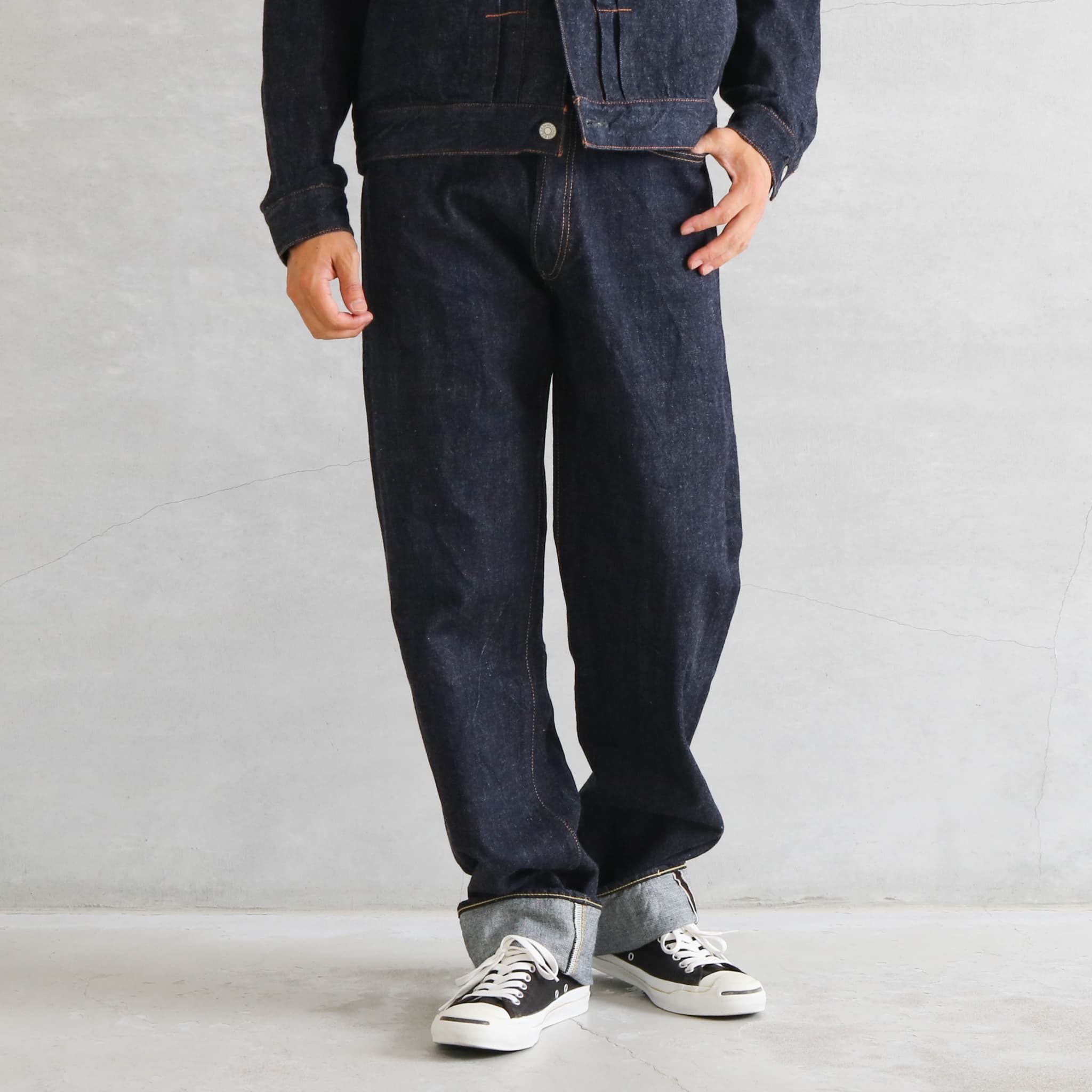 Pherrow's フェローズ ストレッチウォッシュストレートジーンズ｜BORN