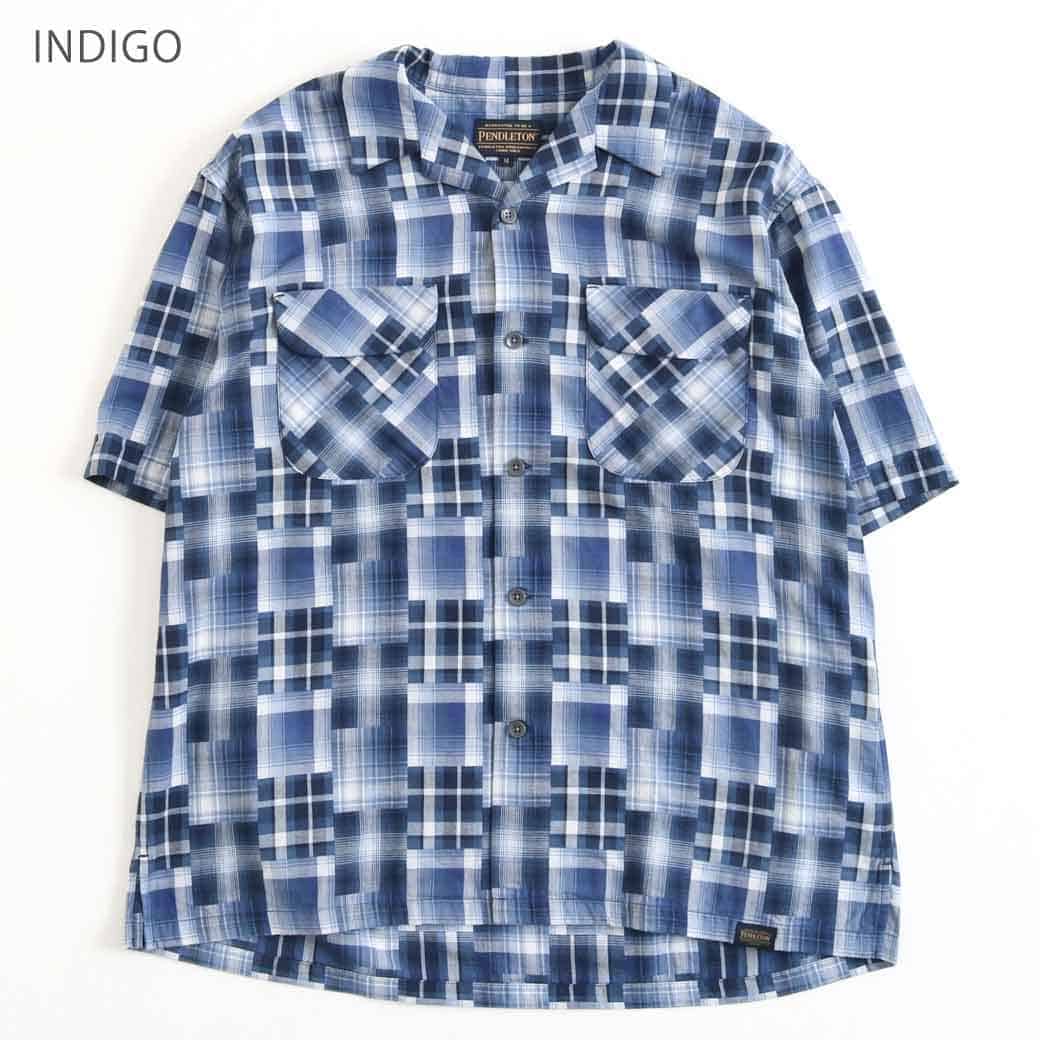 PENDLETON ペンドルトン オープンカラー チェック S/Sシャツ｜BORN