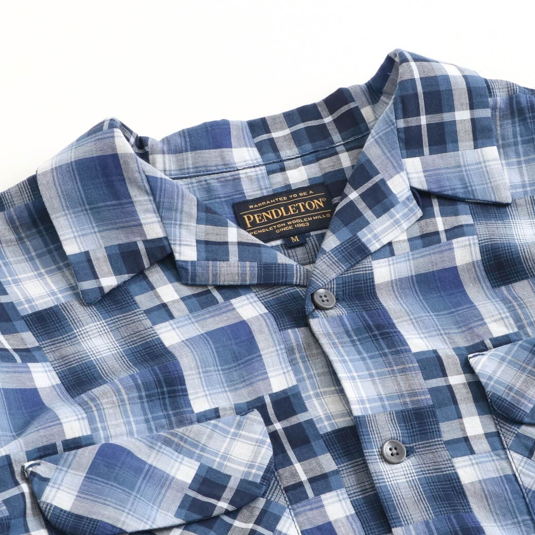 PENDLETON ペンドルトン オープンカラー チェック S/Sシャツ|BORN PENDLETON ペンドルトン オープンカラー チェック S/Sシャツ|BORN