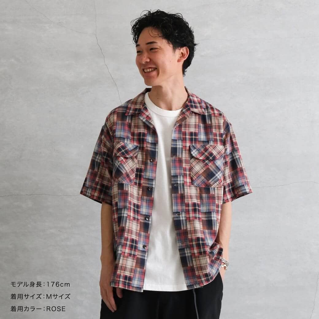 PENDLETON ペンドルトン オープンカラー チェック S/Sシャツ|BORN PENDLETON ペンドルトン オープンカラー チェック S/Sシャツ|BORN