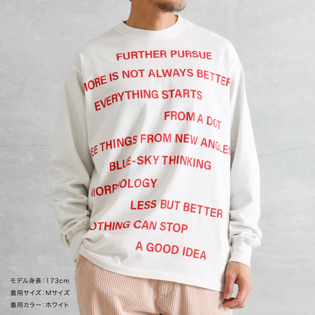 KURO クロ ラウンド シェイプ ダイ ロングスリーブ Tシャツ｜BORN FREE