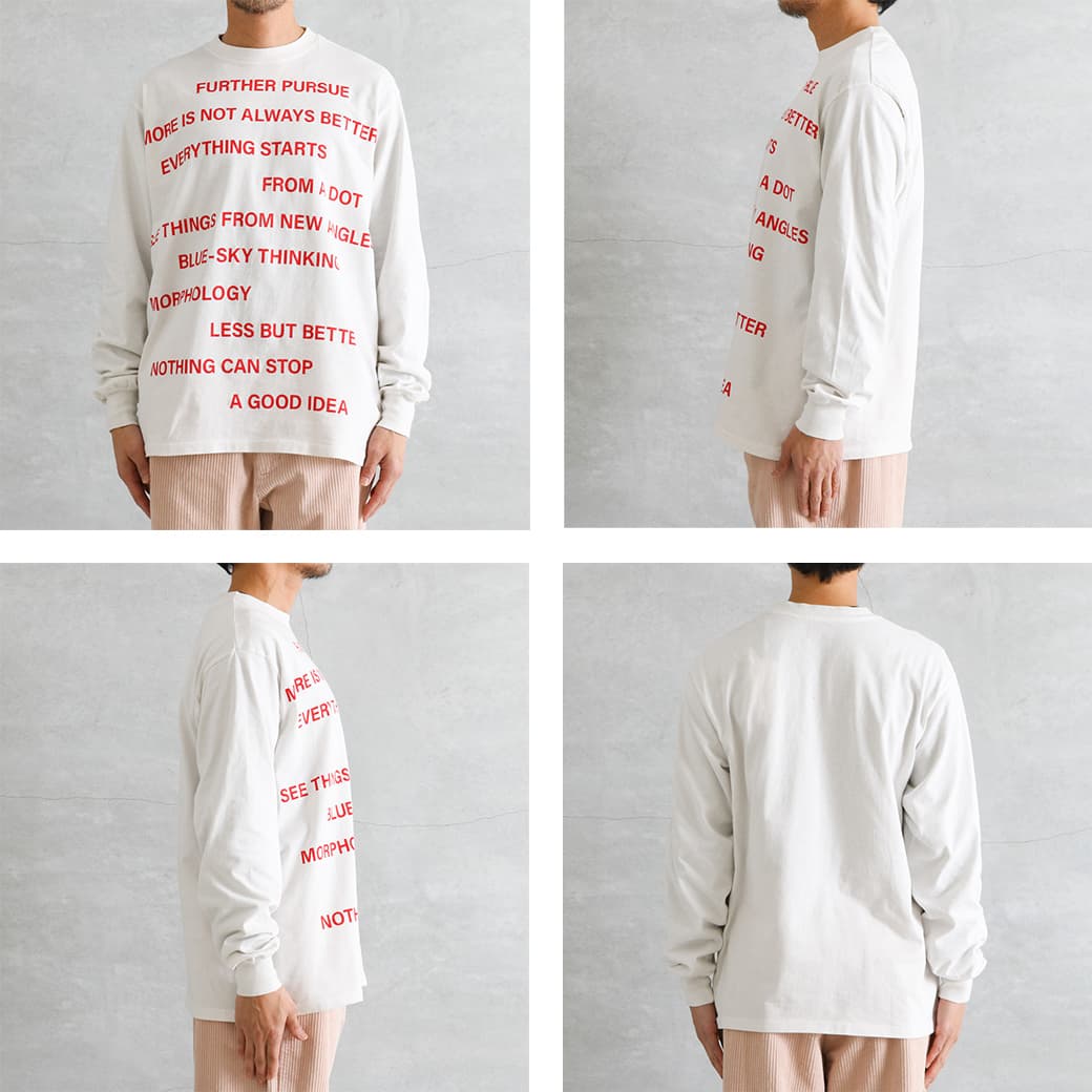 KURO クロ ラウンド シェイプ ダイ ロングスリーブ Tシャツ｜BORN FREE